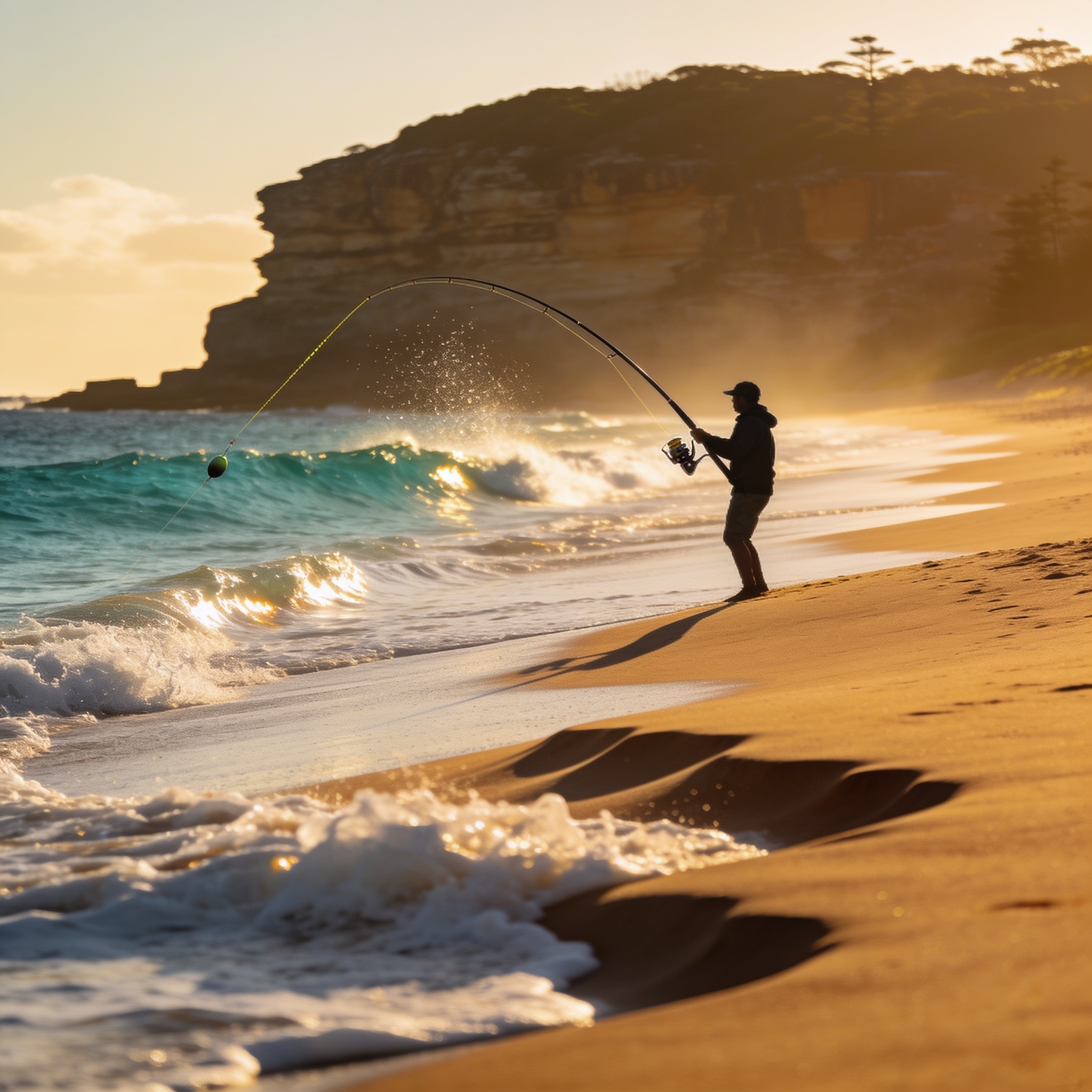 Running Sinker Rigs on the Beach: Sensitivity at Distance