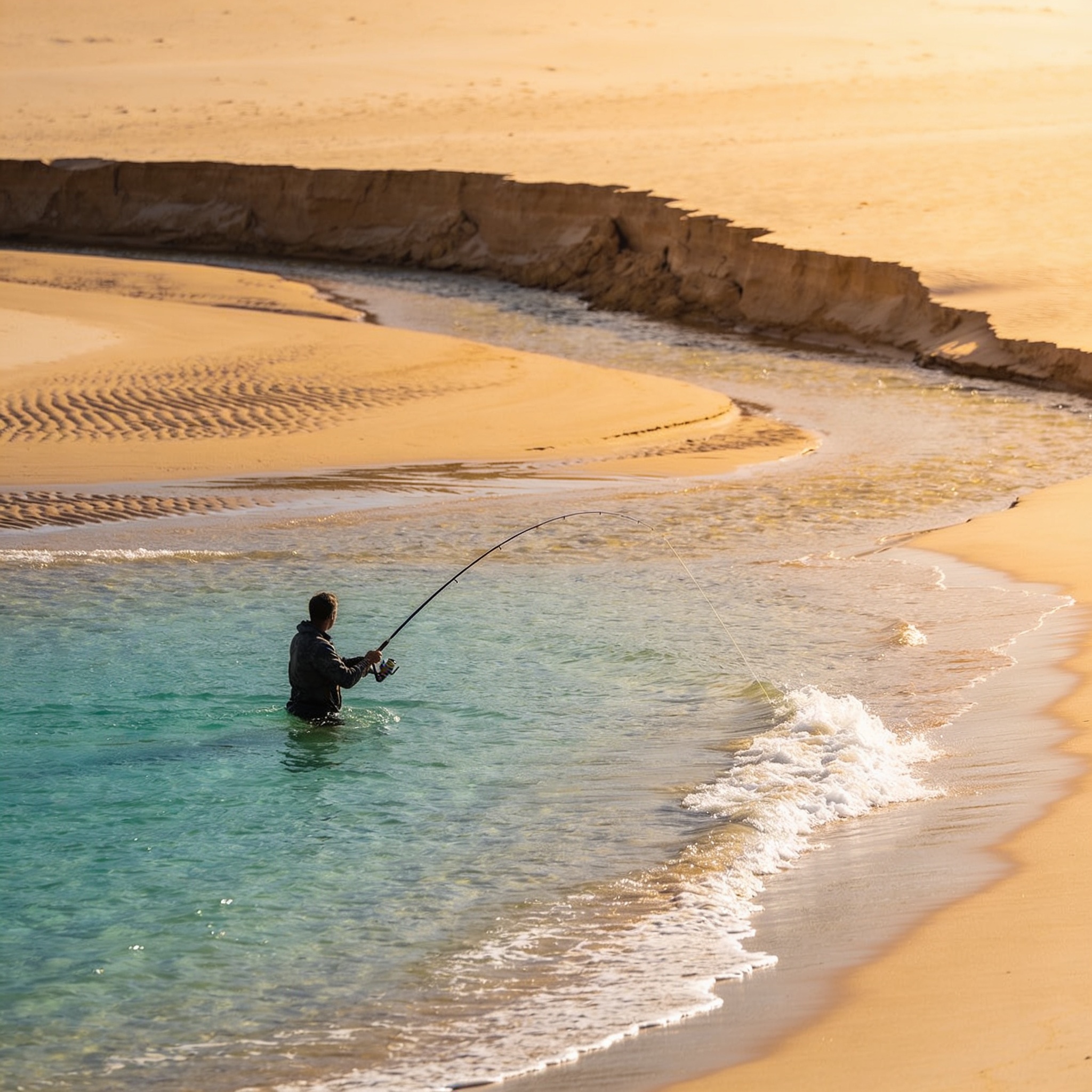 Sand Whiting in the Shallows: Light Rigs and Skinny Water Tactics