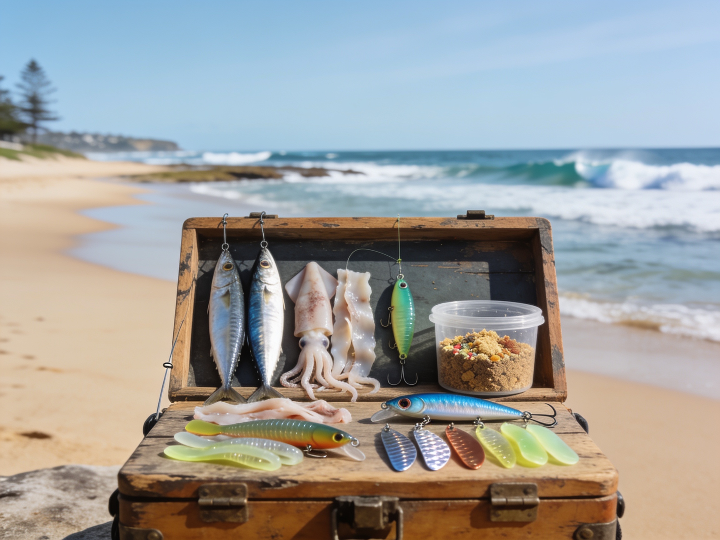 Baits, Berley &amp; Lures for the Surf